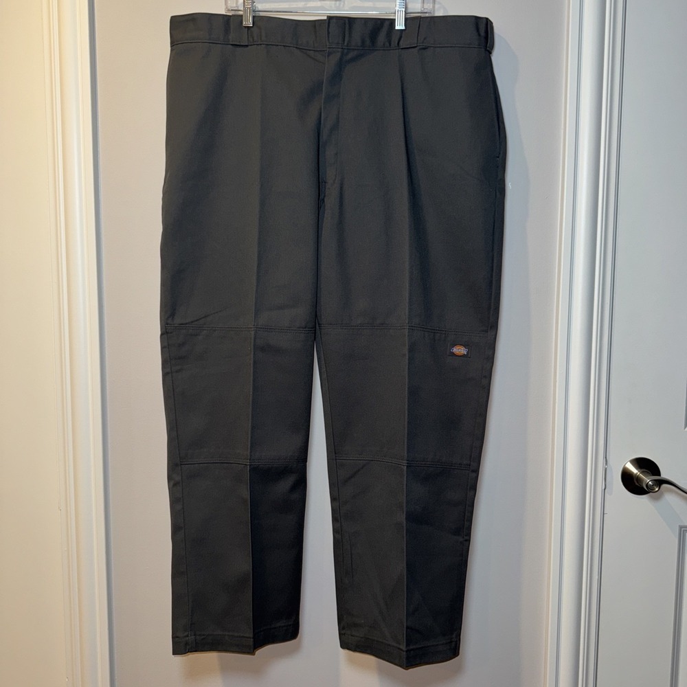 Dickies Loose Fit Double Knee Men's‎ Work Pants 44 x 30 -Gray Stain Resistant